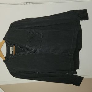 Madewell Black Denim Top